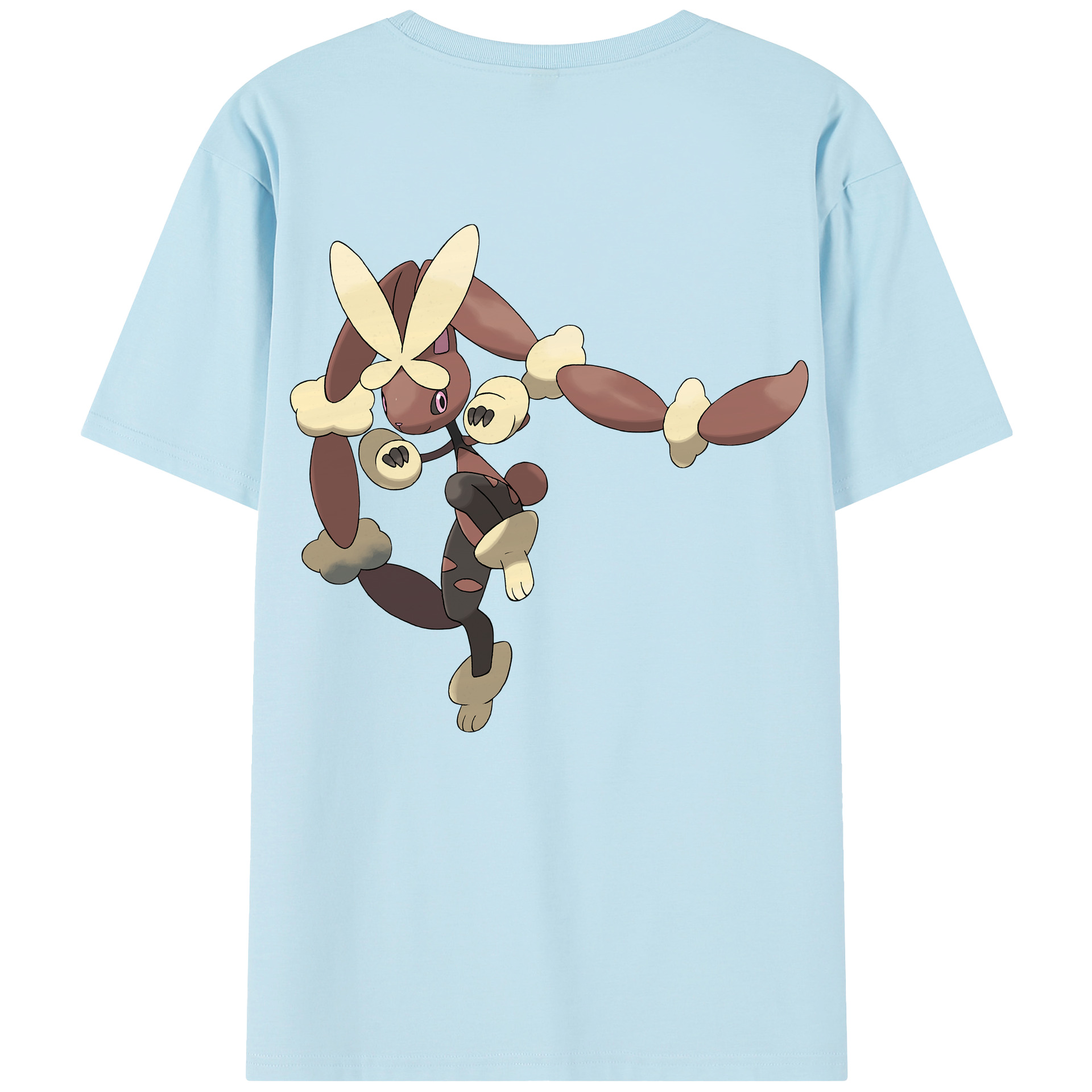 （画像用） ポケットモンスター Pokémon 綿100％半袖Tシャツ（背面プリント）